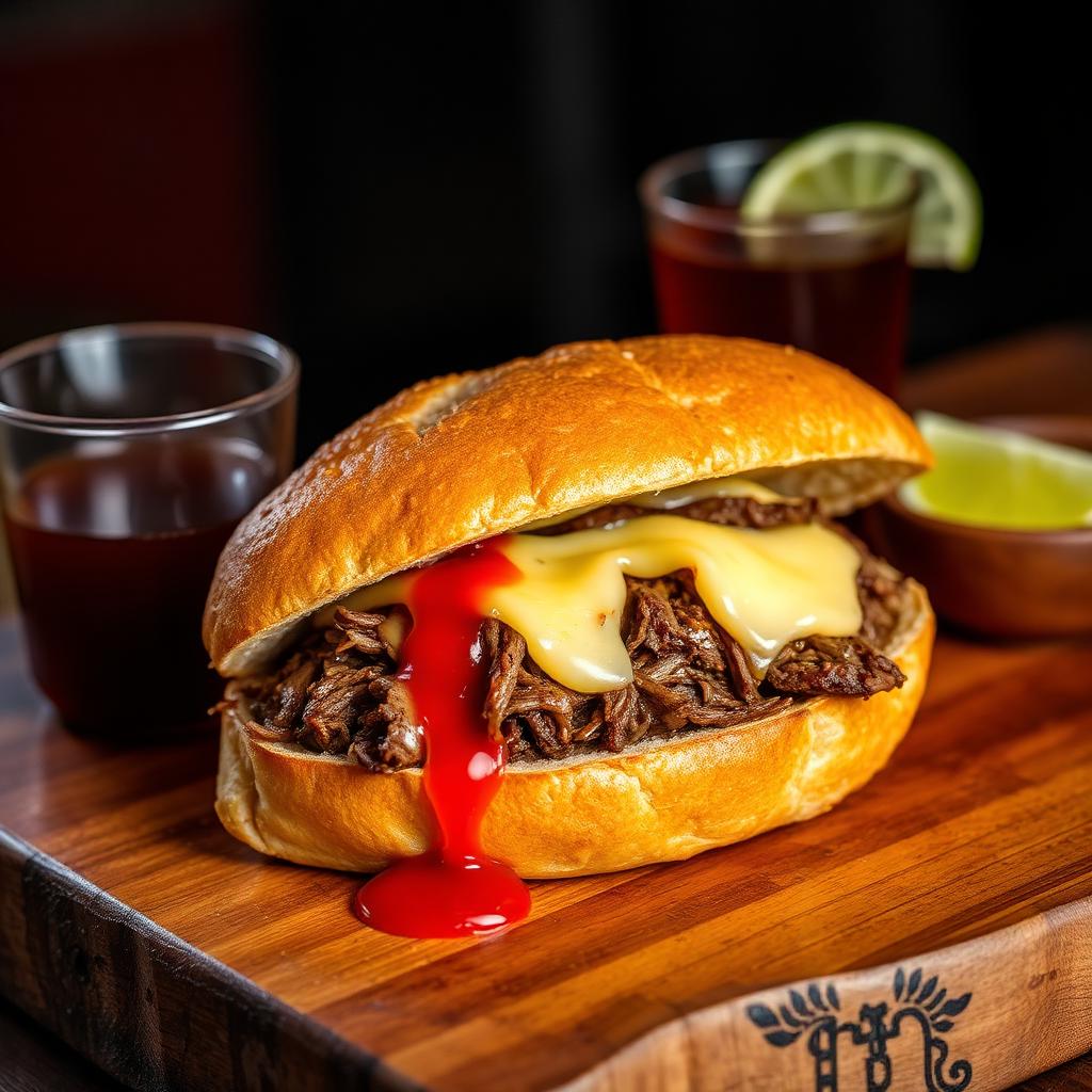Torta de birria